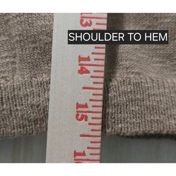 NWT Commense Womens Sleeveless Brown Knit Cropped Top Cotton Blend Size Large - Picture 4 of 8